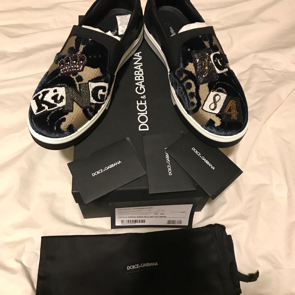 Dolce and Gabbana slip on men’s sneakers / shoes